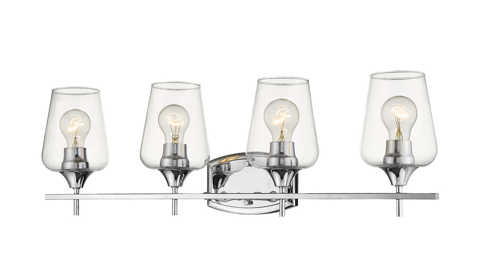 Z-Lite Canada - Four Light Vanity - Joliet - Chrome- Union Lighting Luminaires Decor