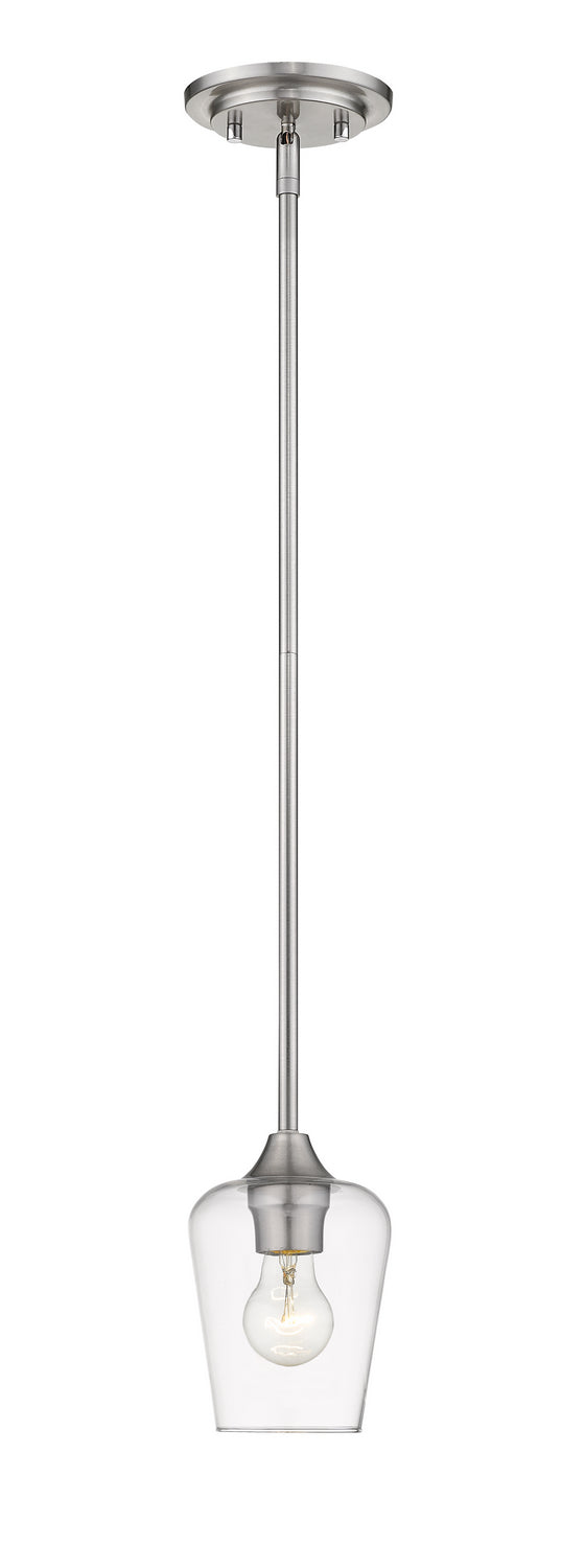 Z-Lite Canada - One Light Pendant - Joliet - Brushed Nickel- Union Lighting Luminaires Decor