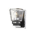 Z-Lite Canada - One Light Wall Sconce - Jackson - Chrome / Matte Black- Union Lighting Luminaires Decor