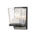 Z-Lite Canada - One Light Wall Sconce - Bleeker Street - Matte Black + Brushed Nickel- Union Lighting Luminaires Decor