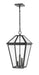 Z-Lite Canada - Three Light Outdoor Chain Mount Ceiling Fixture - Talbot - Black- Union Lighting Luminaires Decor