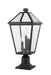 Z-Lite Canada - Three Light Outdoor Pier Mounted Fixture - Talbot - Black- Union Lighting Luminaires Decor