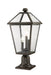 Z-Lite Canada - Three Light Outdoor Pier Mounted Fixture - Talbot - Oil Rubbed Bronze- Union Lighting Luminaires Decor