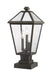 Z-Lite Canada - Three Light Outdoor Pier Mounted Fixture - Talbot - Oil Rubbed Bronze- Union Lighting Luminaires Decor