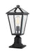 Z-Lite Canada - One Light Outdoor Pier Mounted Fixture - Talbot - Black- Union Lighting Luminaires Decor