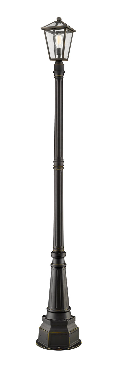 Z-Lite Canada - One Light Outdoor Post Mounted Fixture - Talbot - Oil Rubbed Bronze- Union Lighting Luminaires Decor