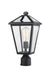 Z-Lite Canada - One Light Outdoor Post Mount Fixture - Talbot - Black- Union Lighting Luminaires Decor