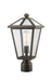 Z-Lite Canada - One Light Outdoor Post Mount Fixture - Talbot - Oil Rubbed Bronze- Union Lighting Luminaires Decor