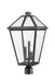 Z-Lite Canada - Three Light Outdoor Post Mount Fixture - Talbot - Black- Union Lighting Luminaires Decor