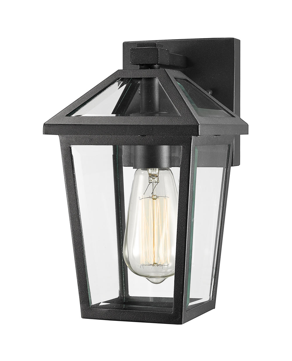 Z-Lite Canada - One Light Outdoor Wall Light - Talbot - Black- Union Lighting Luminaires Decor