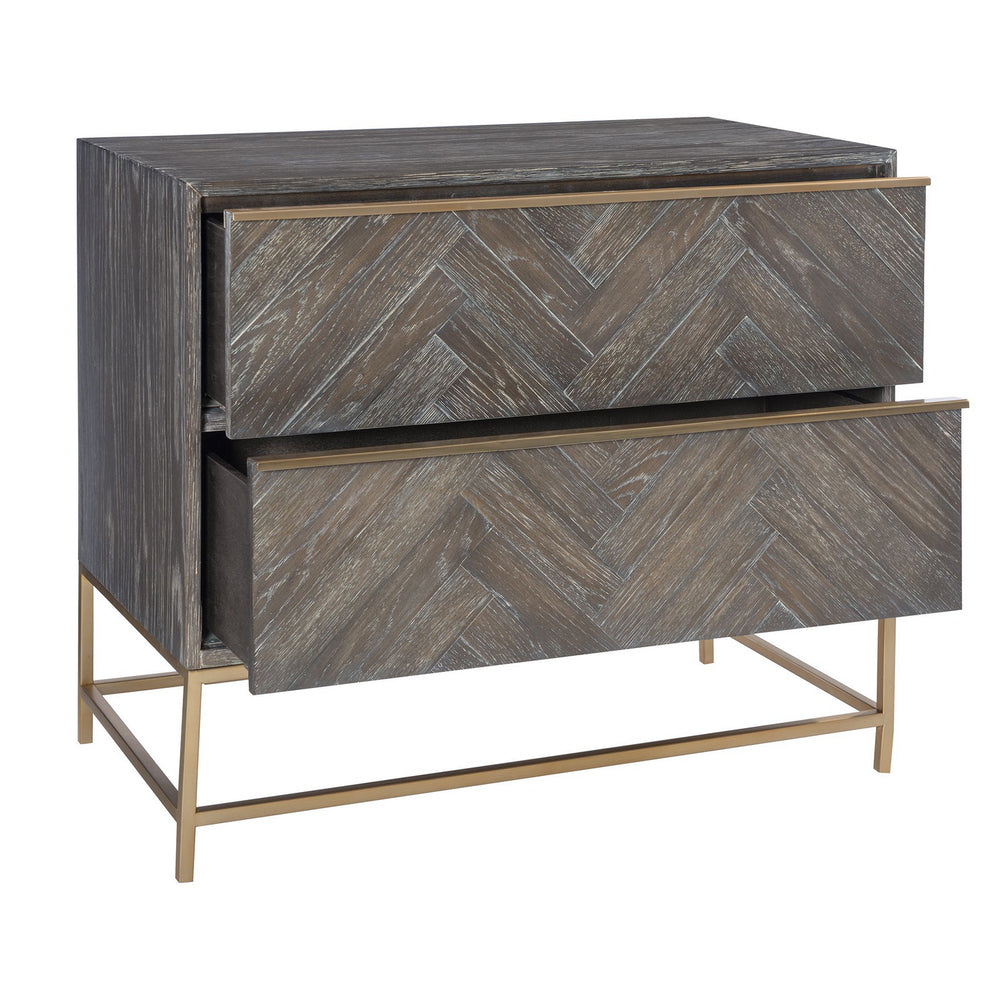 Uttermost - Drawer Chest - Armistead - Brushed Brass- Union Lighting Luminaires Decor