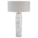 Uttermost - Two Light Table Lamp - Lenta - Brushed Nickel- Union Lighting Luminaires Decor