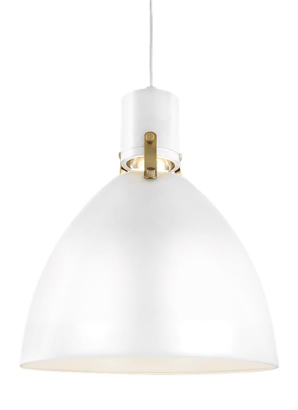 Visual Comfort Studio Canada - LED Pendant - Brynne - Flat White- Union Lighting Luminaires Decor