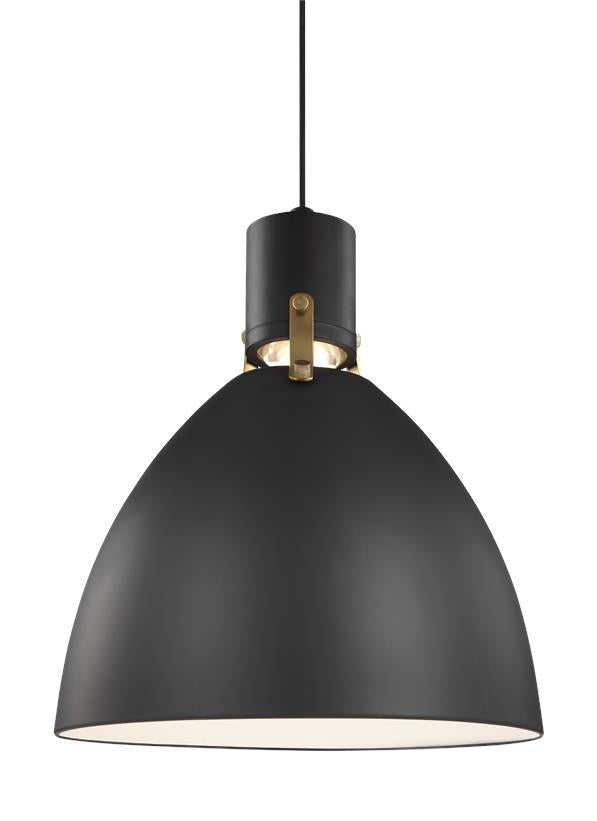 Visual Comfort Studio Canada - LED Pendant - Brynne - Matte Black- Union Lighting Luminaires Decor