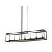 DVI Canada - Seven Light Linear Pendant - Sambre - Multiple Finishes And Graphite w/Clear Glass- Union Lighting Luminaires Decor