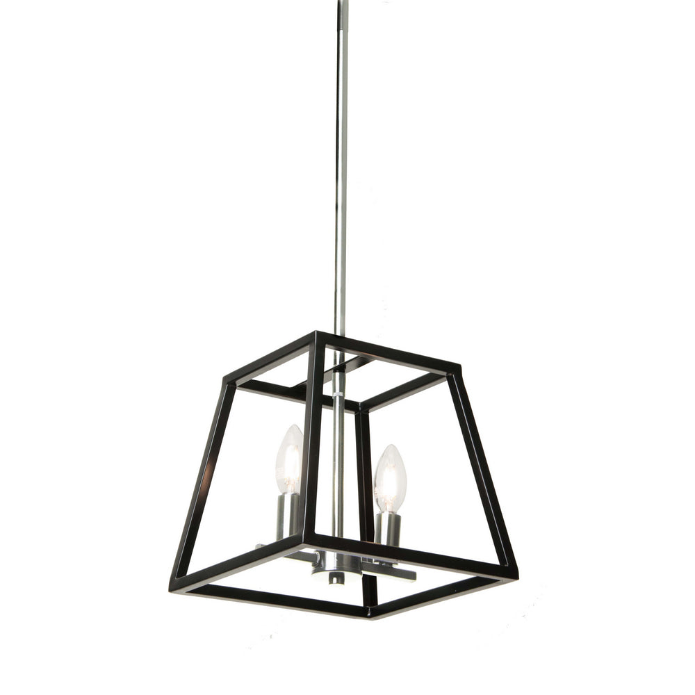 DVI Canada - Two Light Pendant - Laurentian - Satin Nickel And Graphite- Union Lighting Luminaires Decor