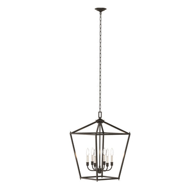 DVI Canada - Six Light Foyer Pendant - Lundy'S Lane - Multiple/Graphite- Union Lighting Luminaires Decor