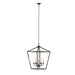 DVI Canada - Six Light Foyer Pendant - Lundy'S Lane - Multiple Finishes And Graphite- Union Lighting Luminaires Decor