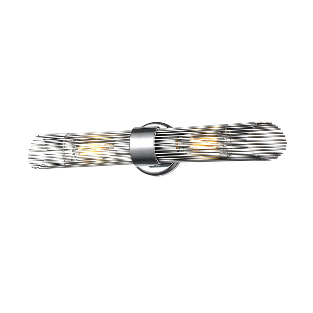 DVI Canada - Two Light Vanity - Spartan - Chrome- Union Lighting Luminaires Decor