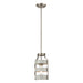 DVI Canada - One Light Mini-Pendant - Fort Garry - Buffed Nickel And Birchwood On Metal- Union Lighting Luminaires Decor