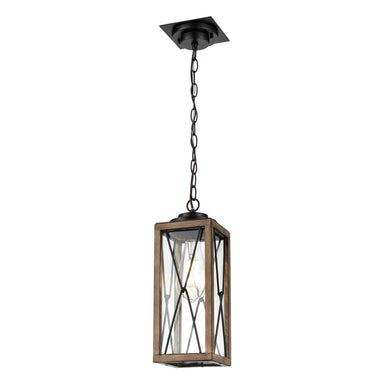 DVI Canada - One Light Outdoor Pendant - County Fair Outdoor - Black/Ironwood On Metal- Union Lighting Luminaires Decor