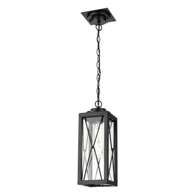 DVI Canada - One Light Outdoor Pendant - County Fair Outdoor - Black w/Clear Glass- Union Lighting Luminaires Decor