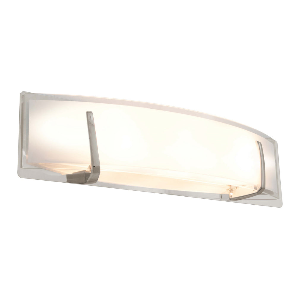 DVI Canada - LED Vanity - Hyperion - Buffed Nickel w/Half Opal Glass- Union Lighting Luminaires Decor