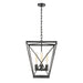 Alora Canada - Four Light Pendant - Lattice - Urban Bronze- Union Lighting Luminaires Decor