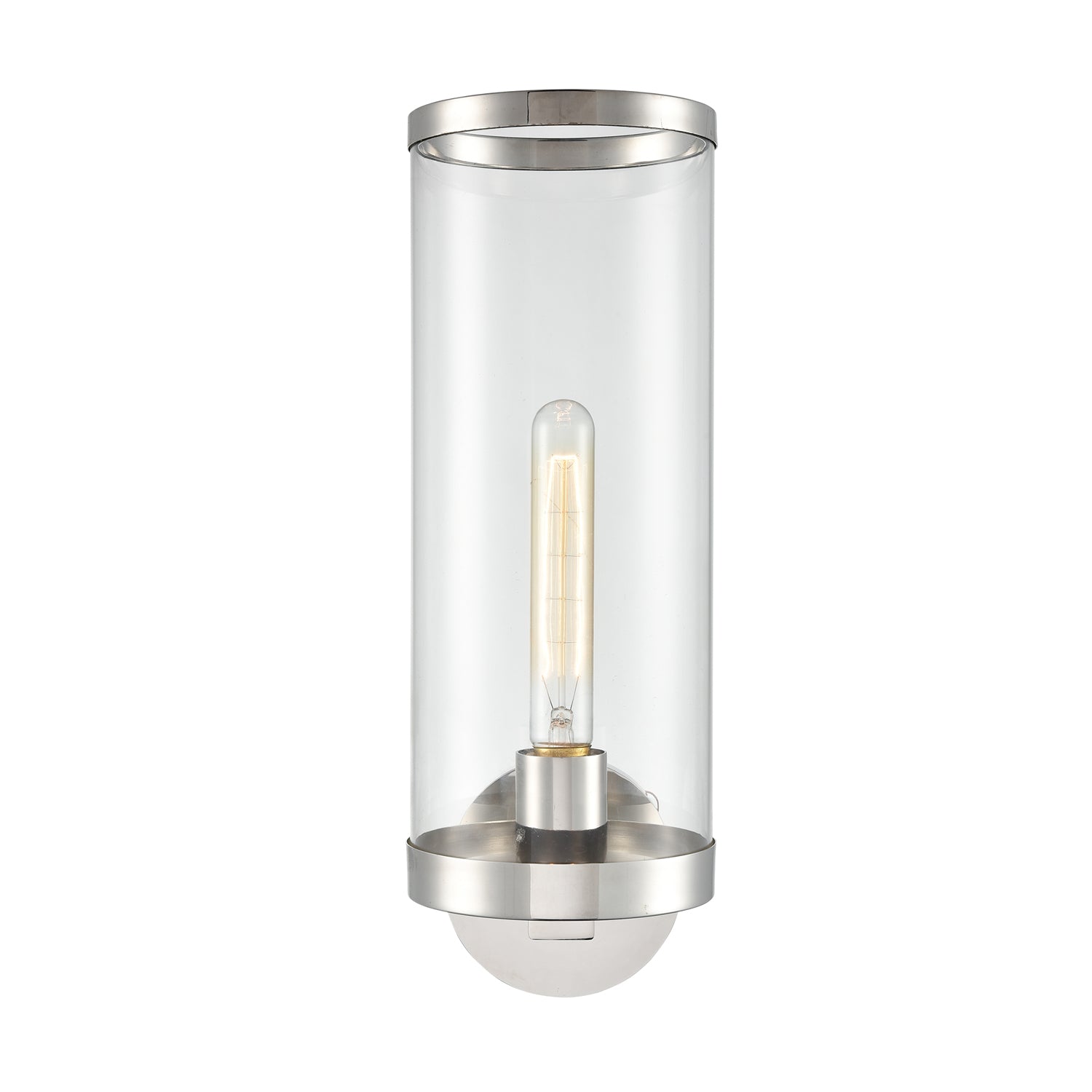Alora Canada - One Light Bathroom Fixture - Revolve Ii - Clear Glass/Polished Nickel- Union Lighting Luminaires Decor