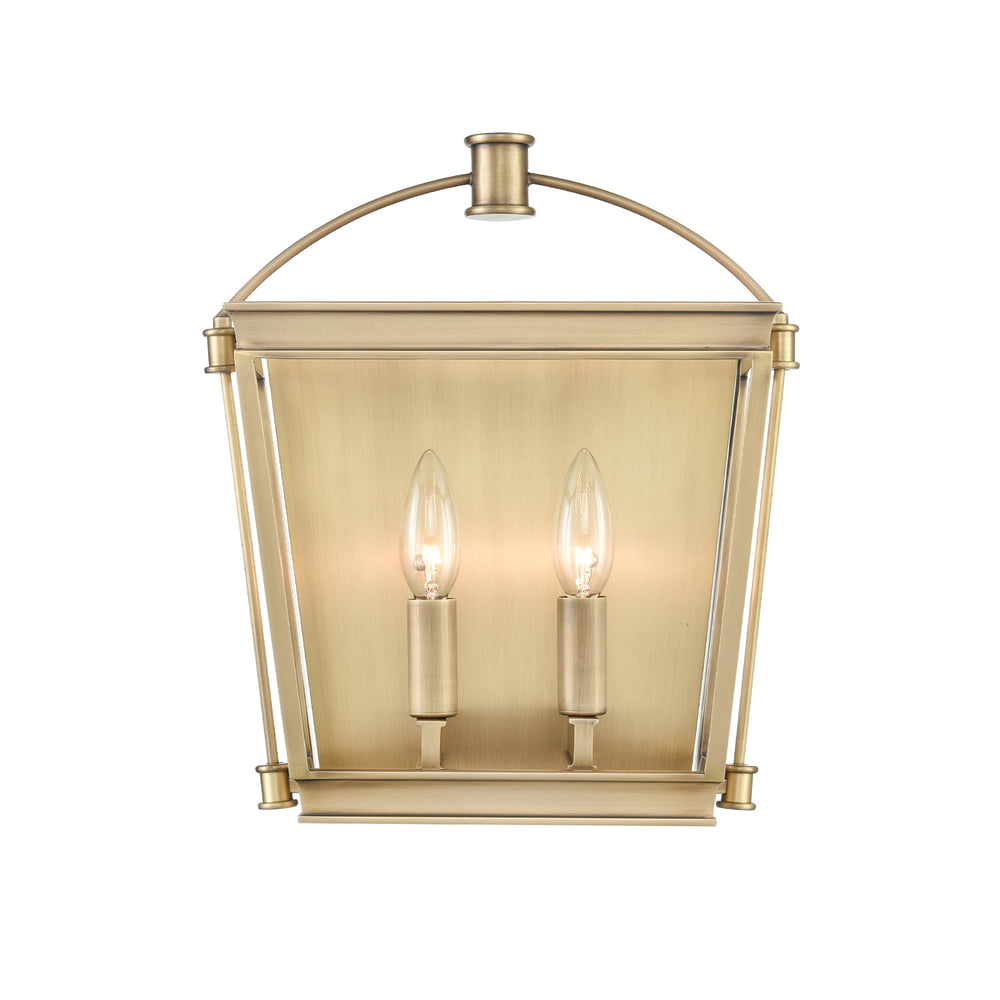 Alora Canada - Two Light Bathroom Fixture - Manor - Vintage Brass- Union Lighting Luminaires Decor