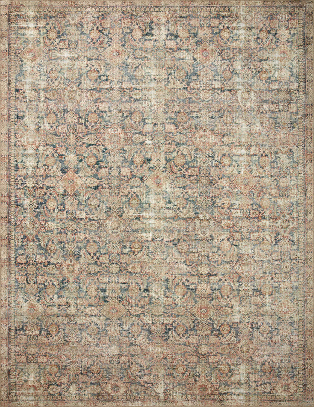 Aubrey Navy / Multi Rug (AUB-01)