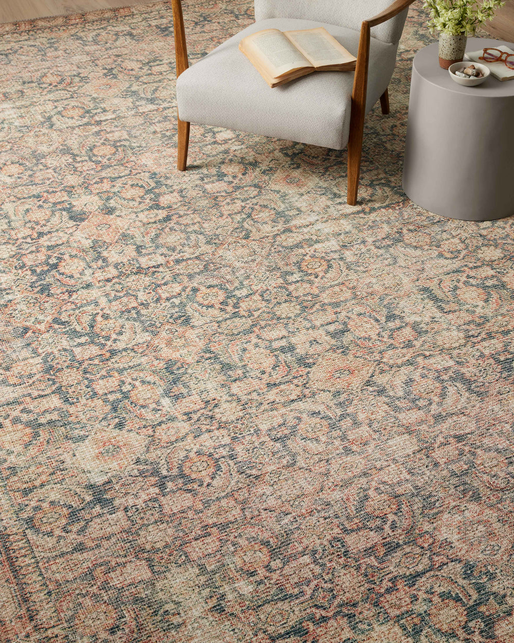 Aubrey Navy / Multi Rug (AUB-01)