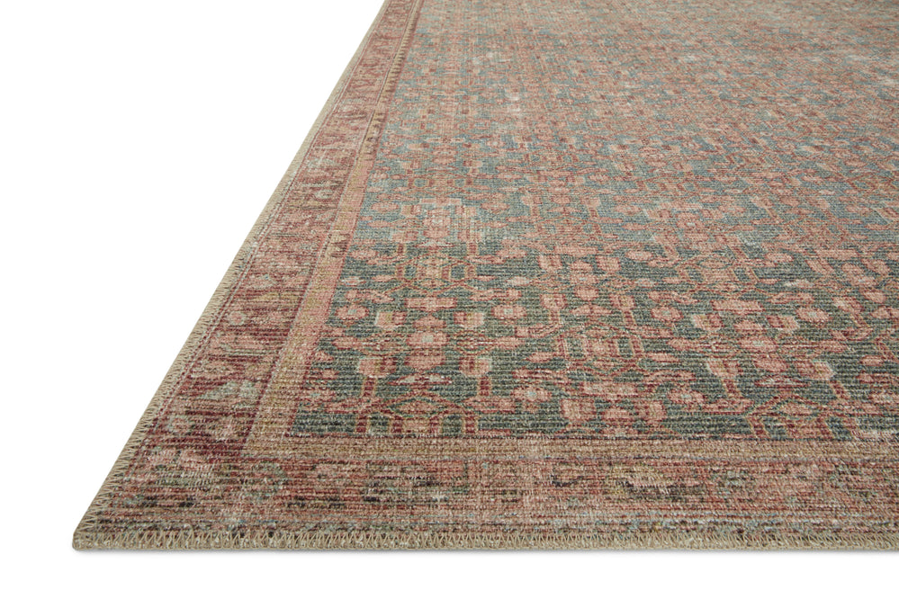 Aubrey Blue / Terracotta Rug (AUB-04)