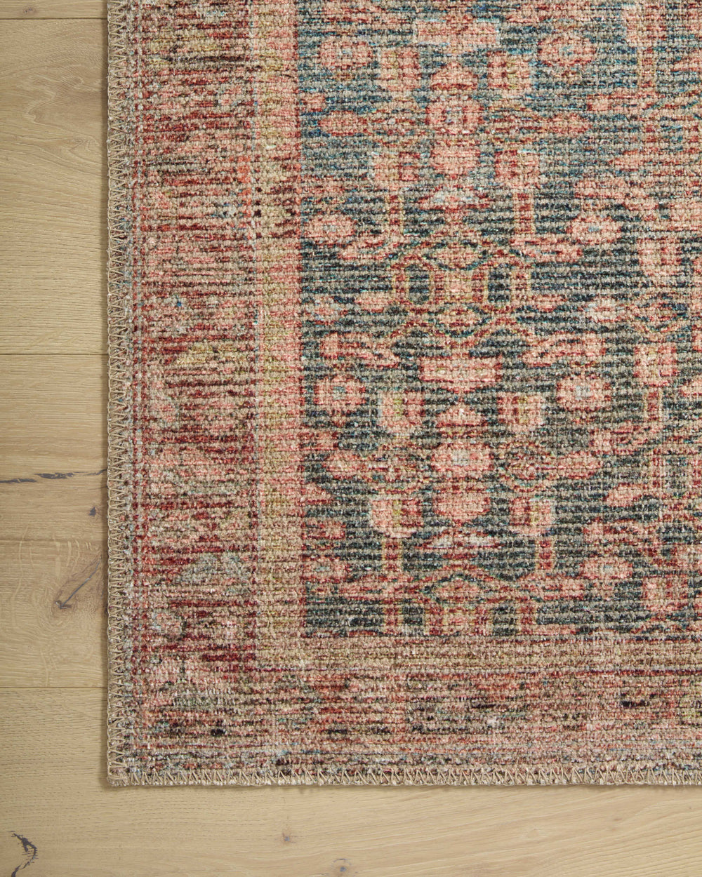 Aubrey Blue / Terracotta Rug (AUB-04)
