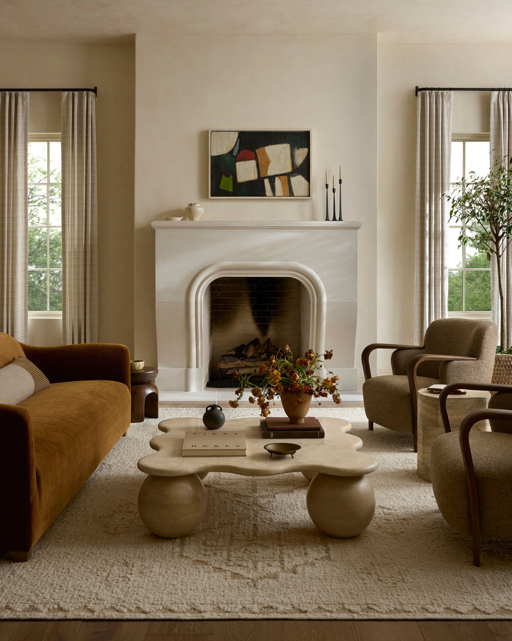 Alara Ivory / Natural Rug (ALR-02)