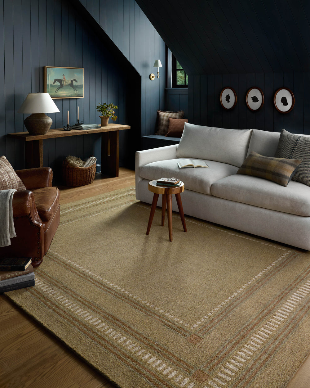 Alfie Green / Natural Rug (ALF-04)
