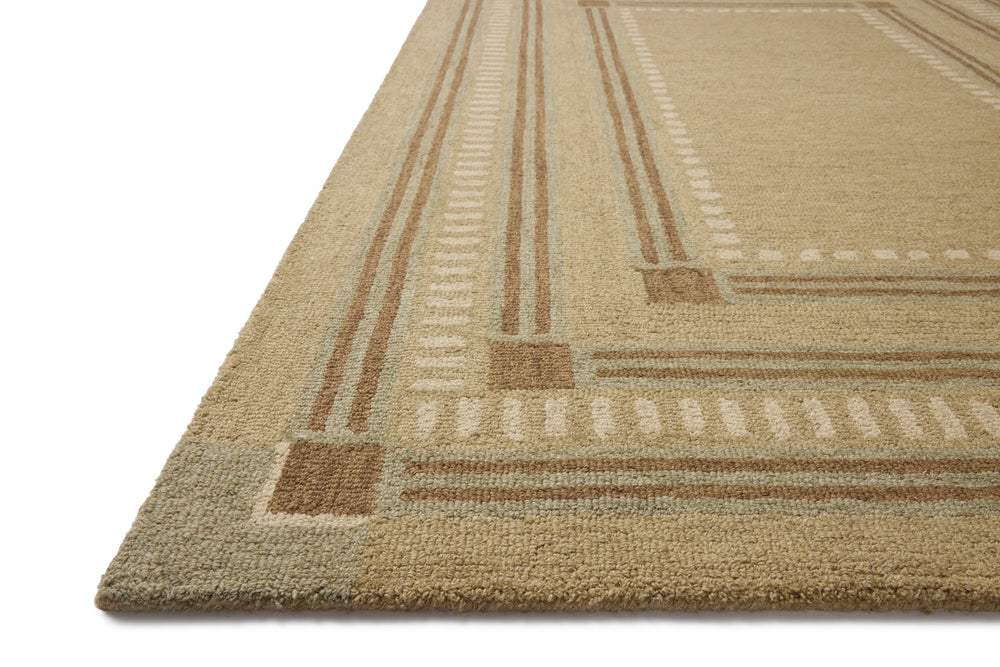 Alfie Green / Natural Rug (ALF-04)