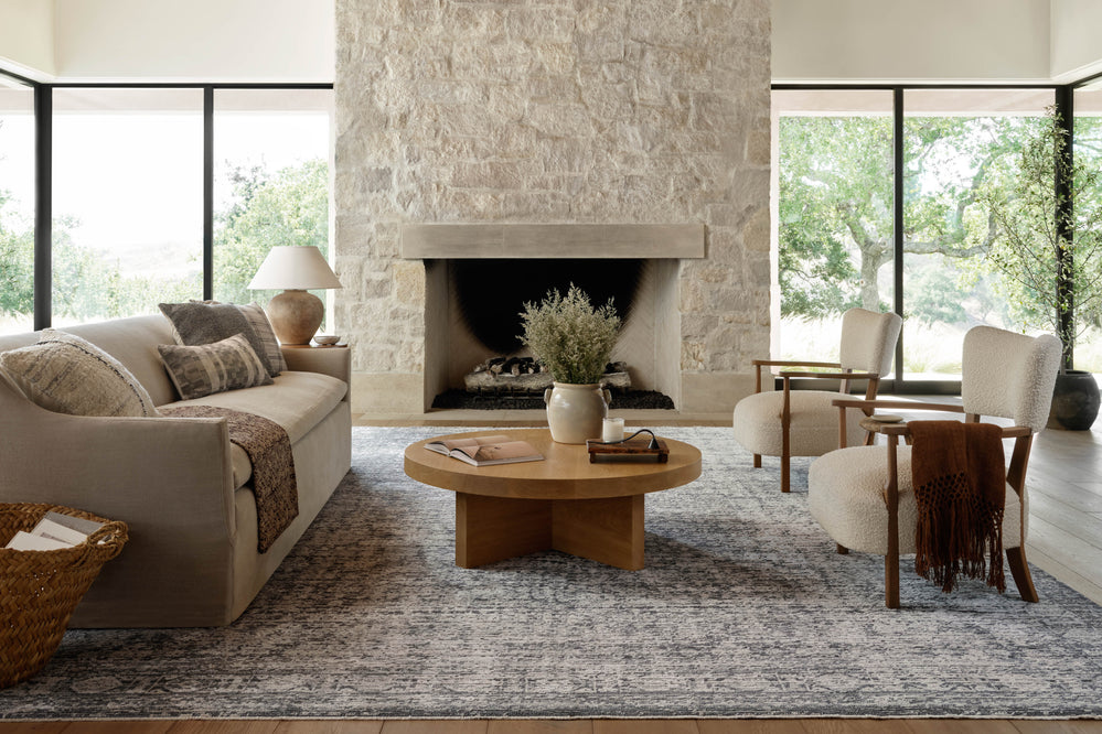 Tapis Alie Anthracite / Colombe (ALE-03)