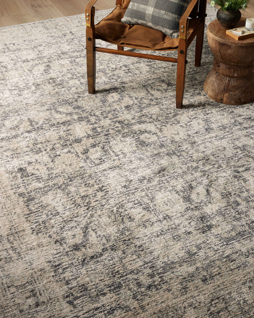 Alie Charcoal / Beige Rug (ALE-05)