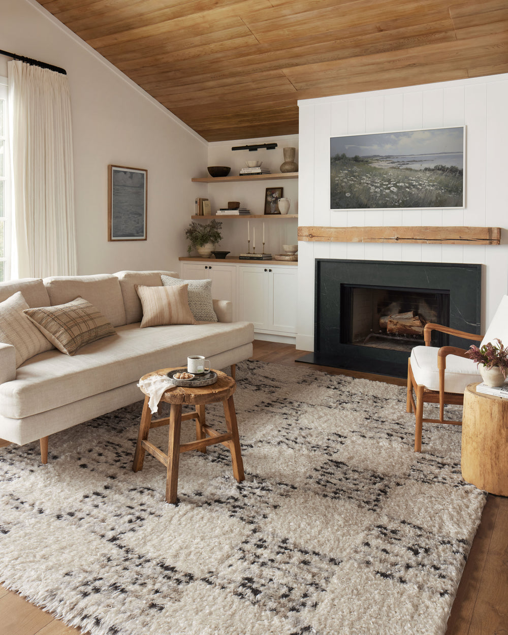 AMI-01 Amira Ivory/Granite Rug