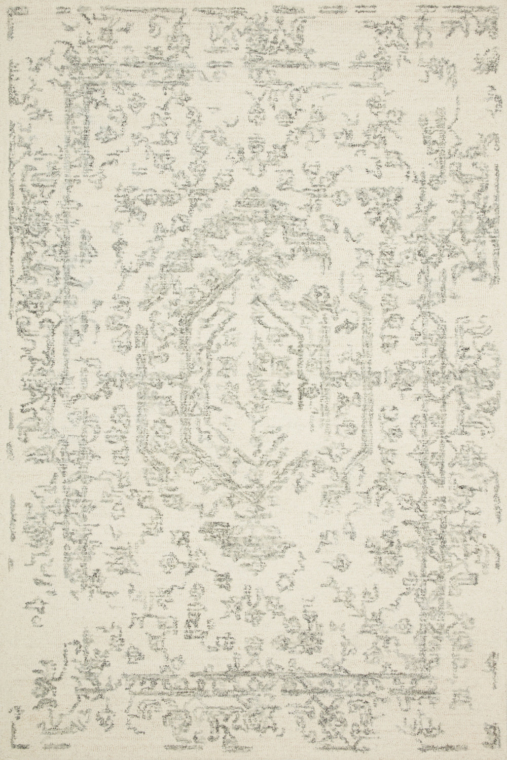 Ann-01 Loloi Annie White / Gray Rug