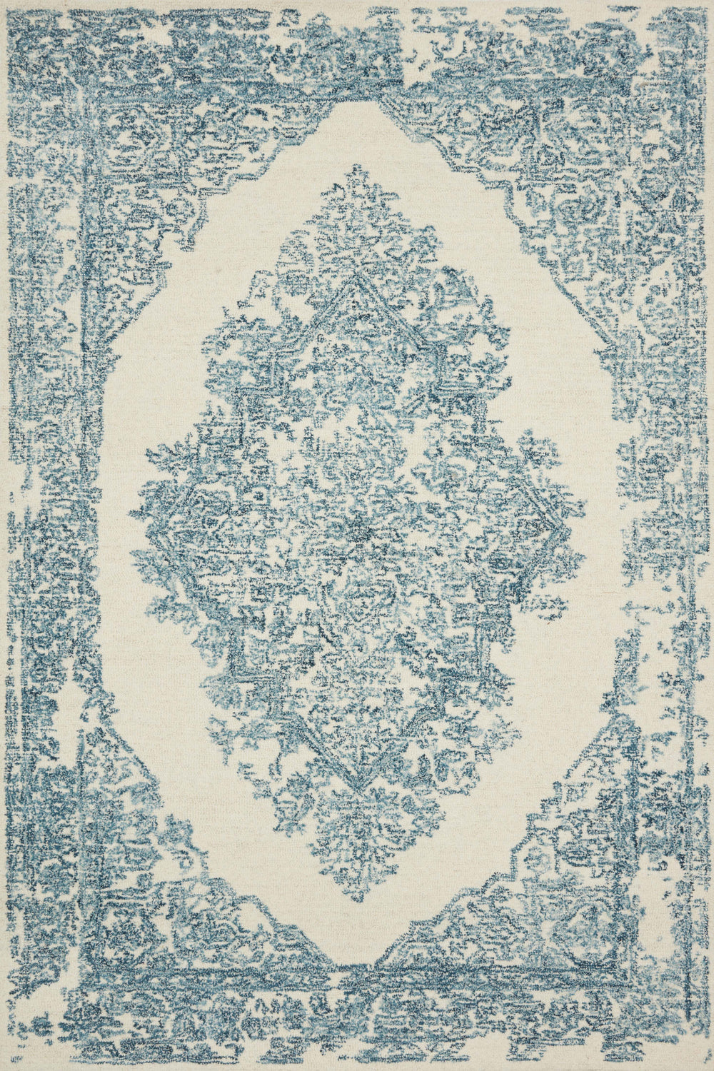 ANN-02 Loloi Annie White / Blue Rug