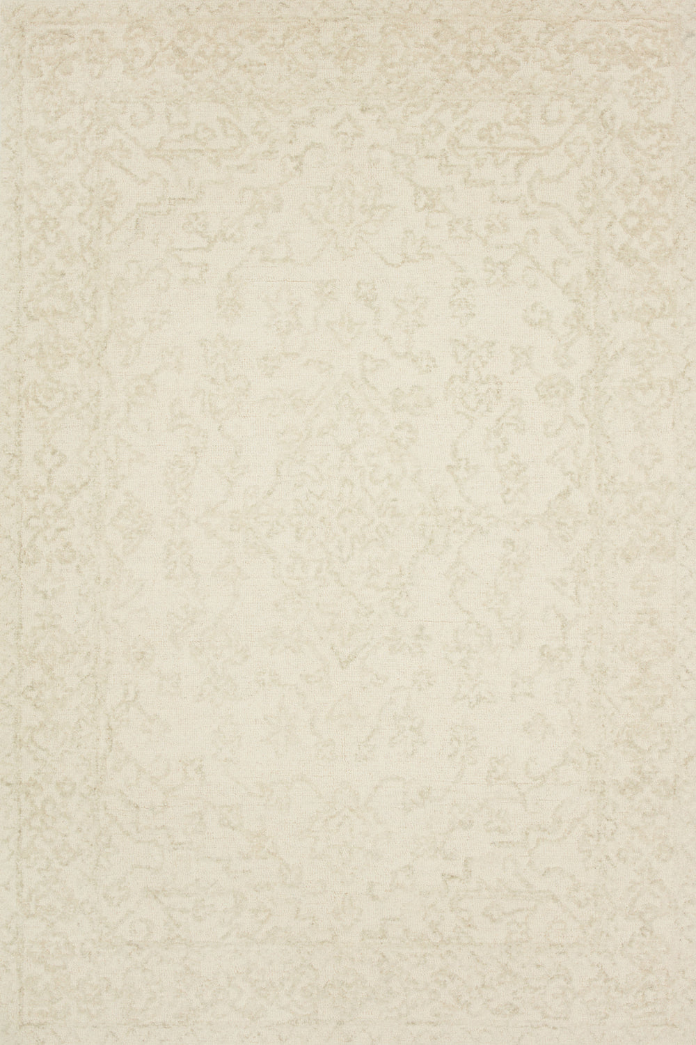 ANN-04 Loloi Annie White / Lt Grey Rug