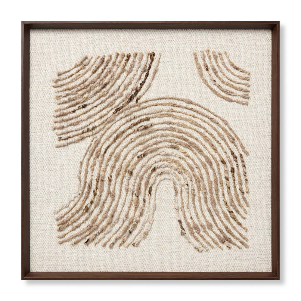 Flange Dark Brown Wall Art (FLANG)