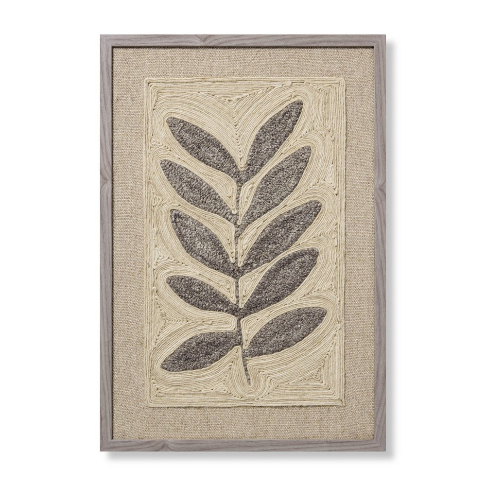 Frond & Fog Grey Wall Art (FRONDF)