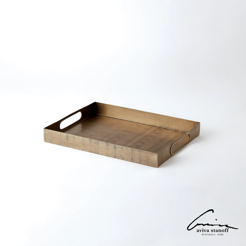 Kokoro Etched Rectangular Tray