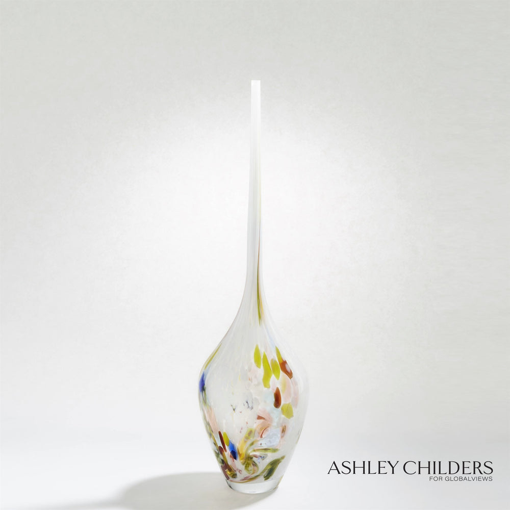 Vases de tige longs multicolores