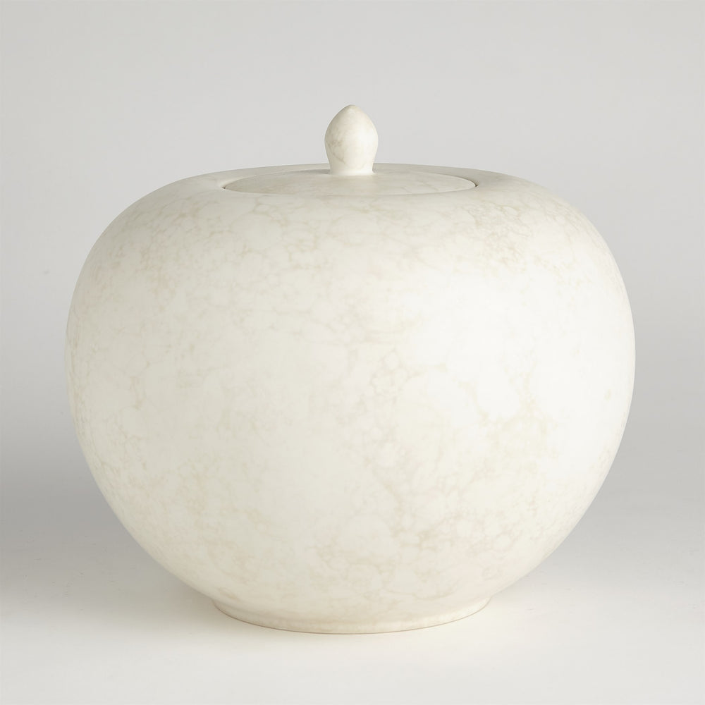 Bubble Lidded Pot Ivory