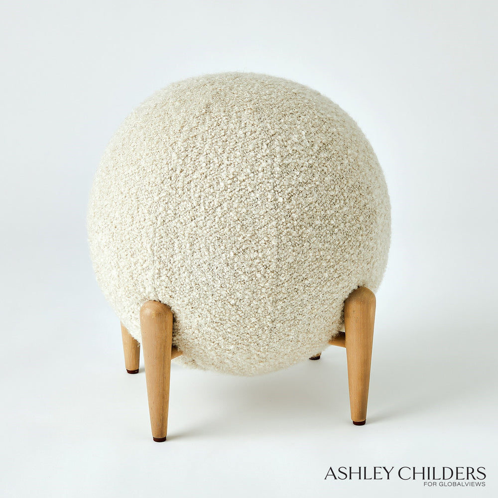 Shearling Ball Stools