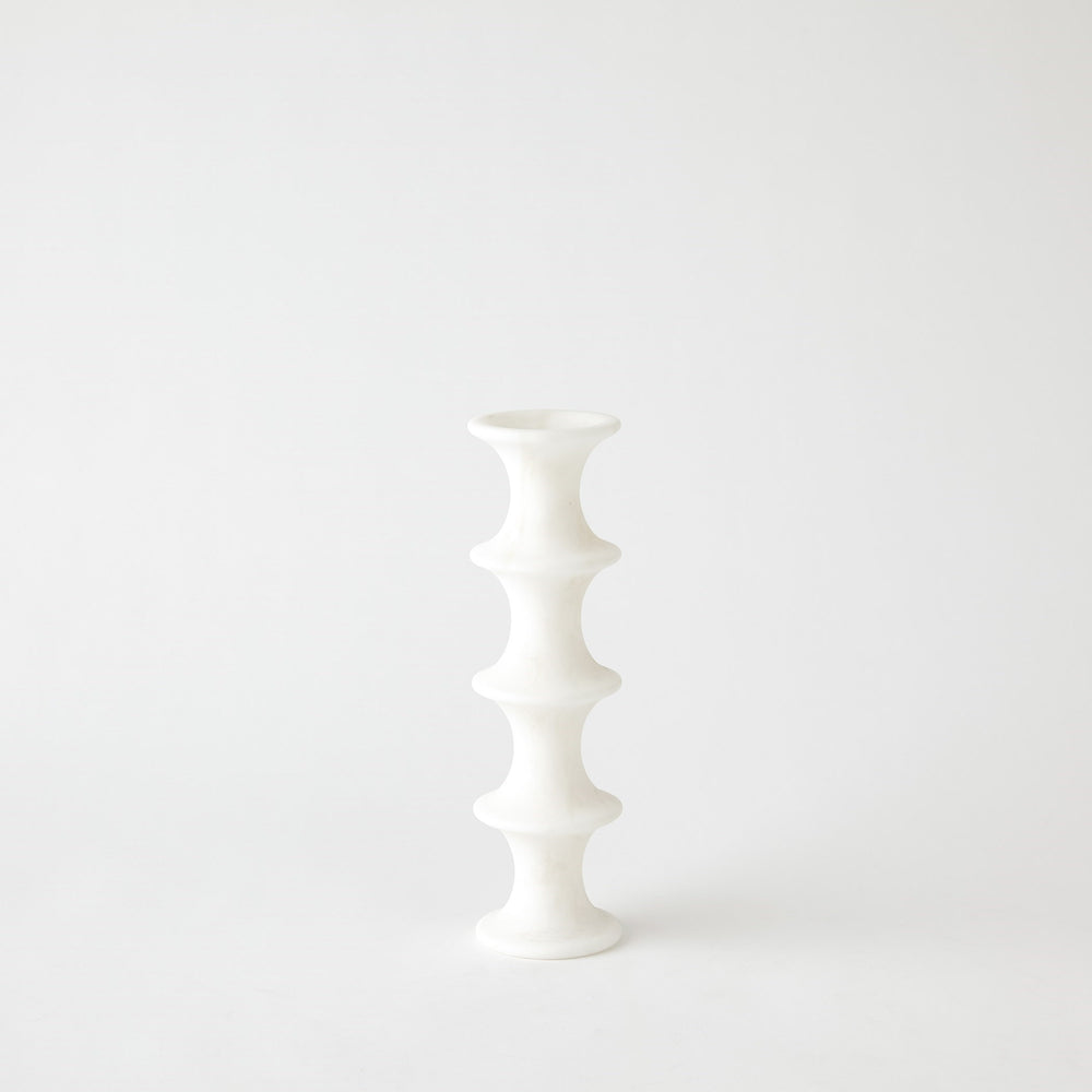 Ridge Albâtre Candlestick